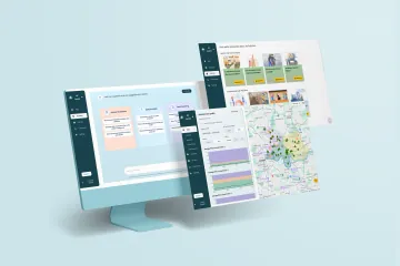 The Air Aware web application showing air quality data for London
