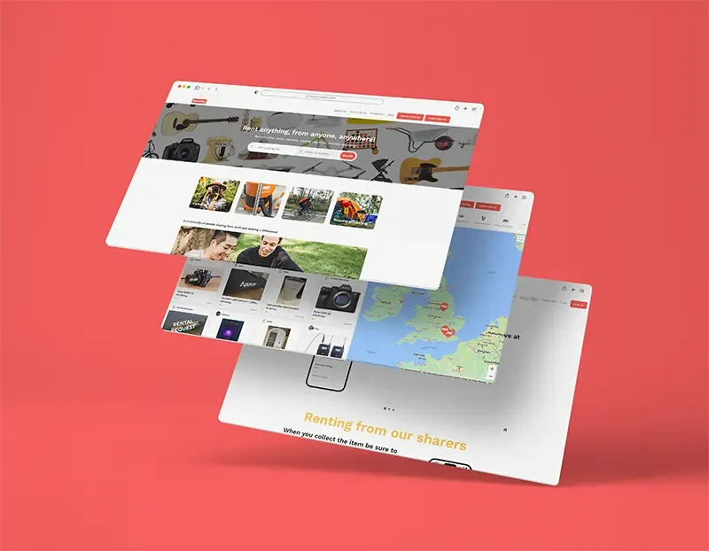 RentMy rental marketplace platform interface
